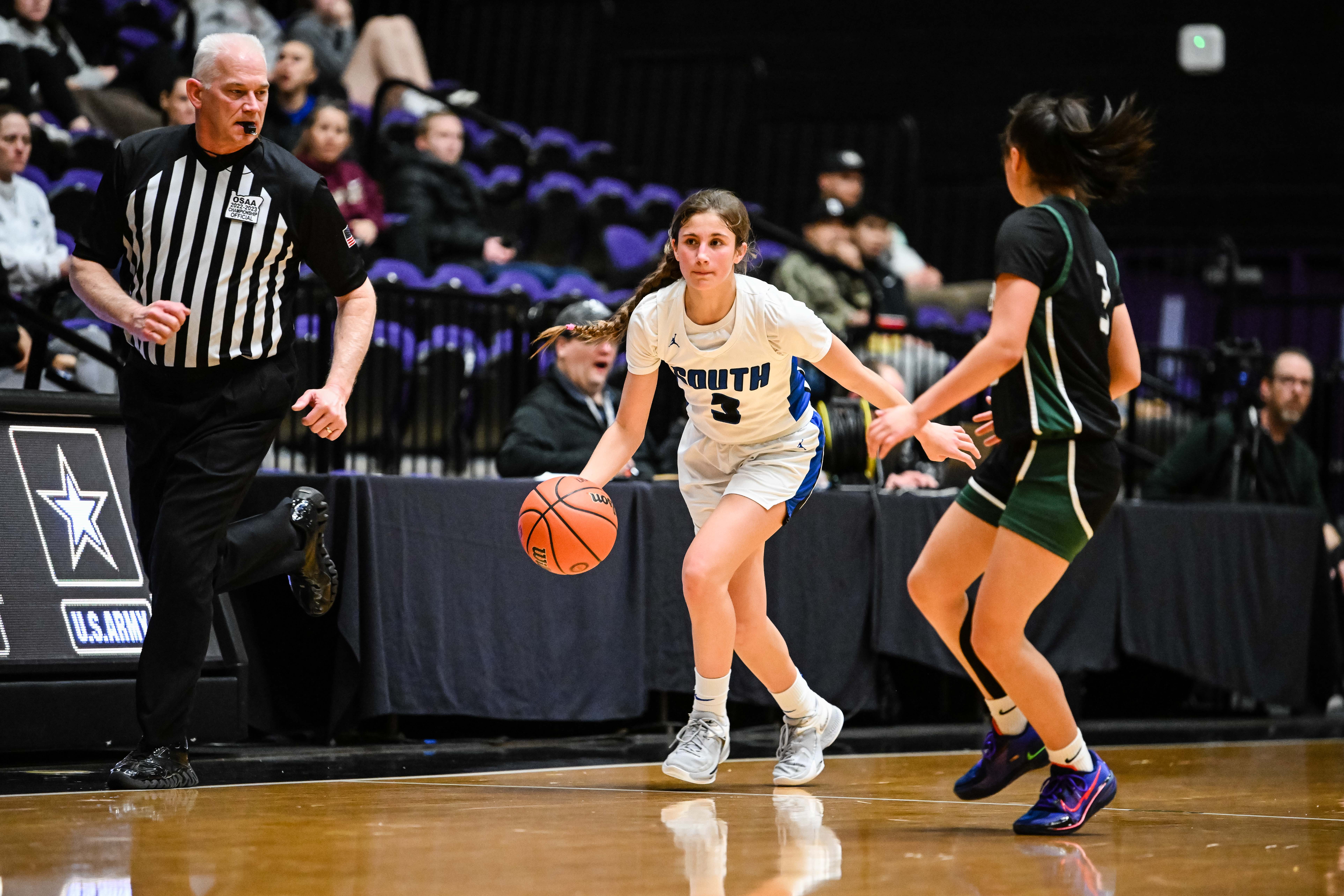 South Medford West Salem 6A Oregon girls basketball quarterfinal Naji Saker -17